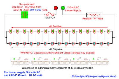  Volt Wiring Diagram on This Circuit Diagram Use A Capacitor Resistor For Current Limiting And