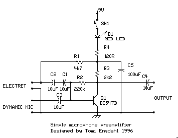 Preamplifier Circuit With Microphone Circuit Diagram Net - Microphone Amplifier Circuit - Preamplifier Circuit With Microphone Circuit Diagram Net