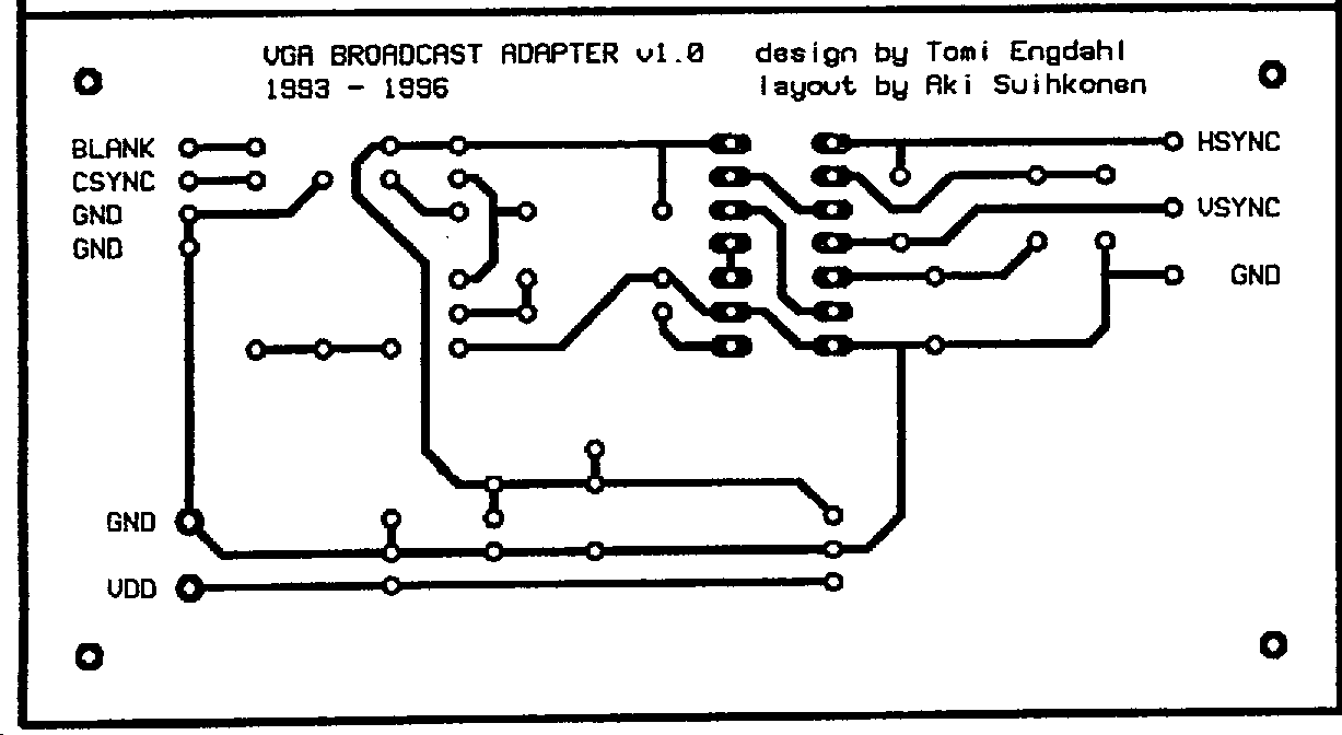Rca To Vga Converter Circuit Diagram