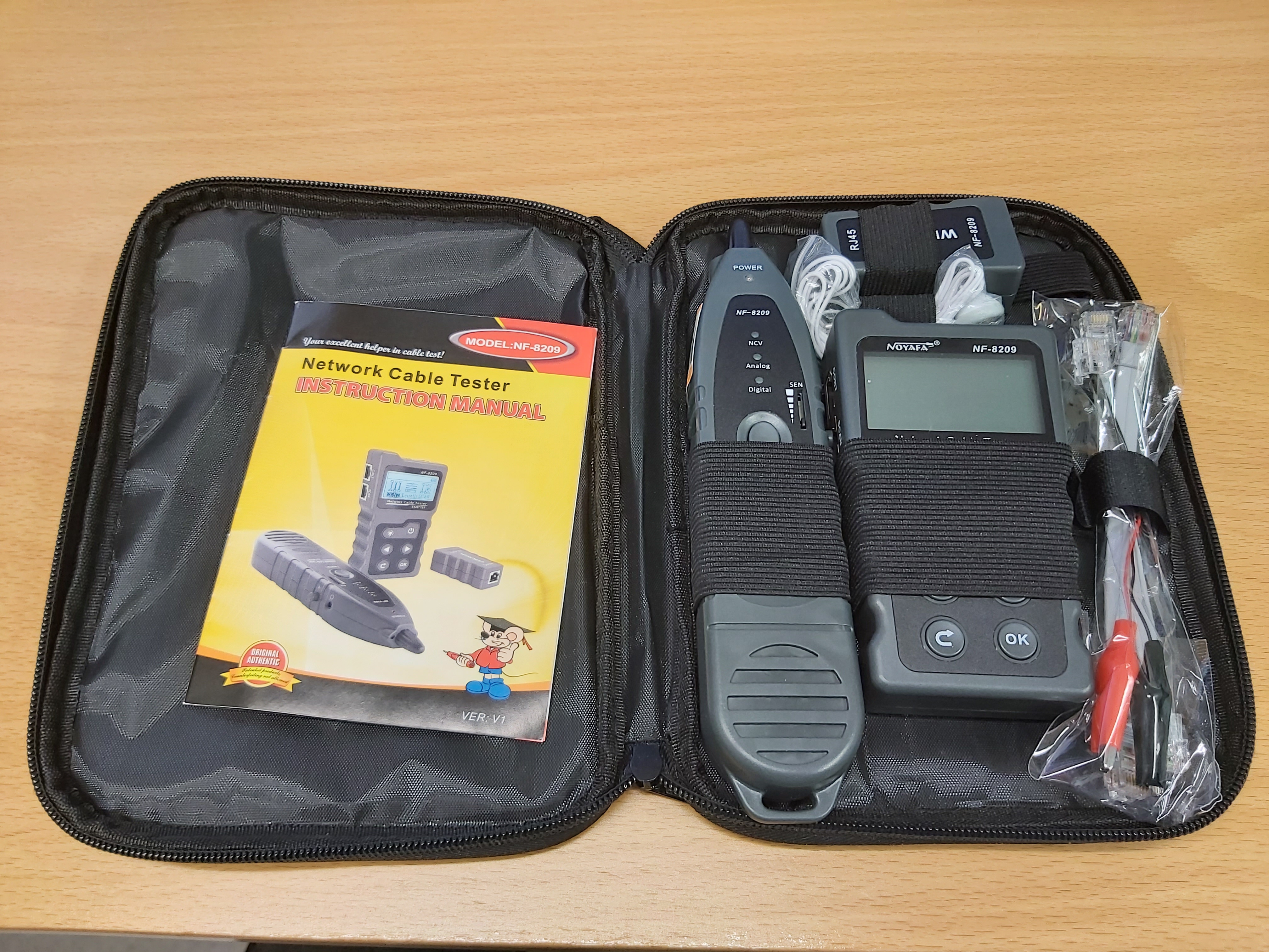 Details about   Network Cable Tester NF-8209 Test Lan POE Wire Checker Cable Wiremap Tester 