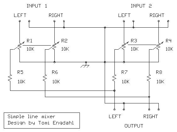 Mixer circuit diagram