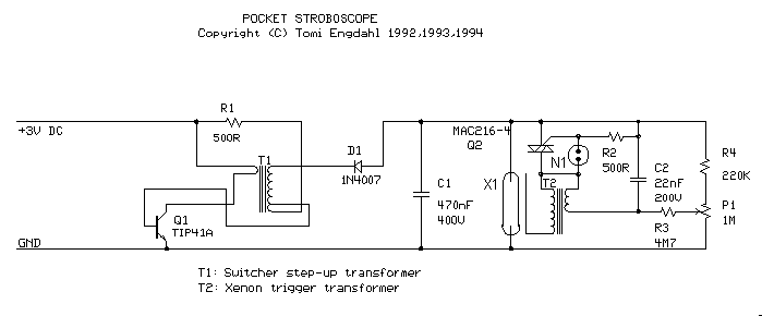 Strobo circuit diagram