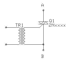 Transformer isolated strobo trigger circuit