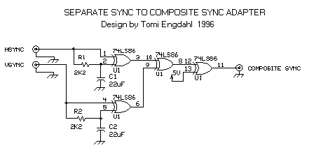 Sync combiner circuit
