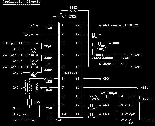 PAL encoder circuit diagram