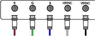Picture of 5 BNC connectors