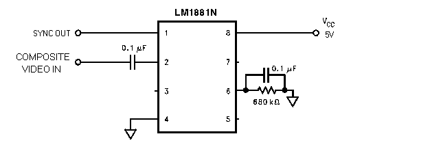 Suncronization pulse amplifier circuit