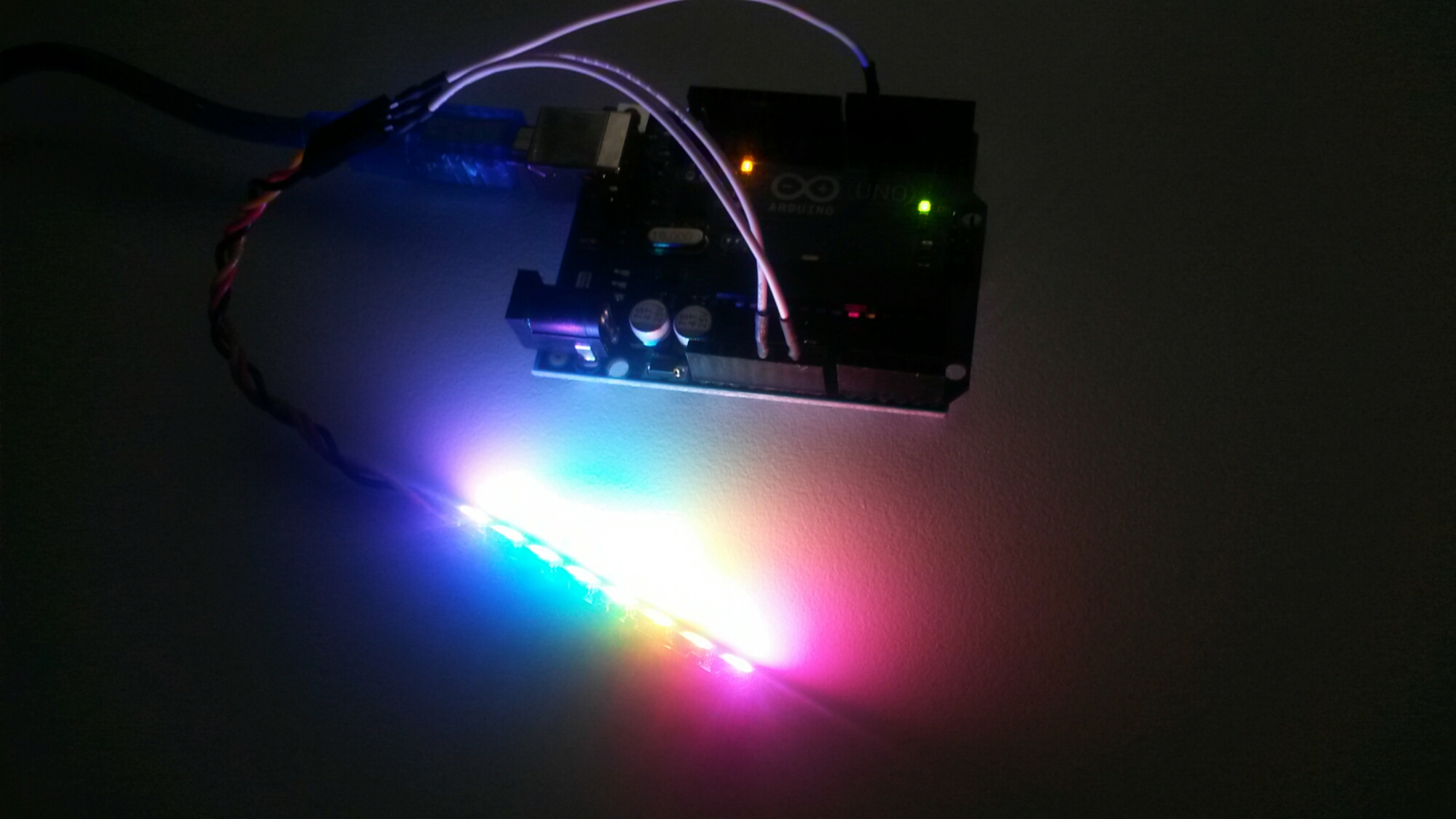 Can WS2812B (neopixel) addressable led strips be run in series to raise the  voltage? : r/arduino