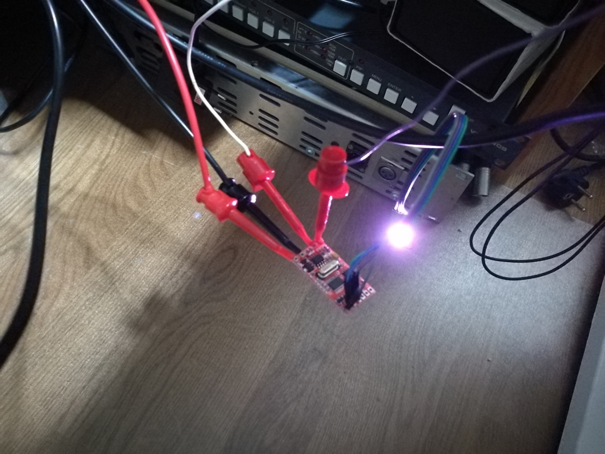 DMX-512 decoder for RGB LED