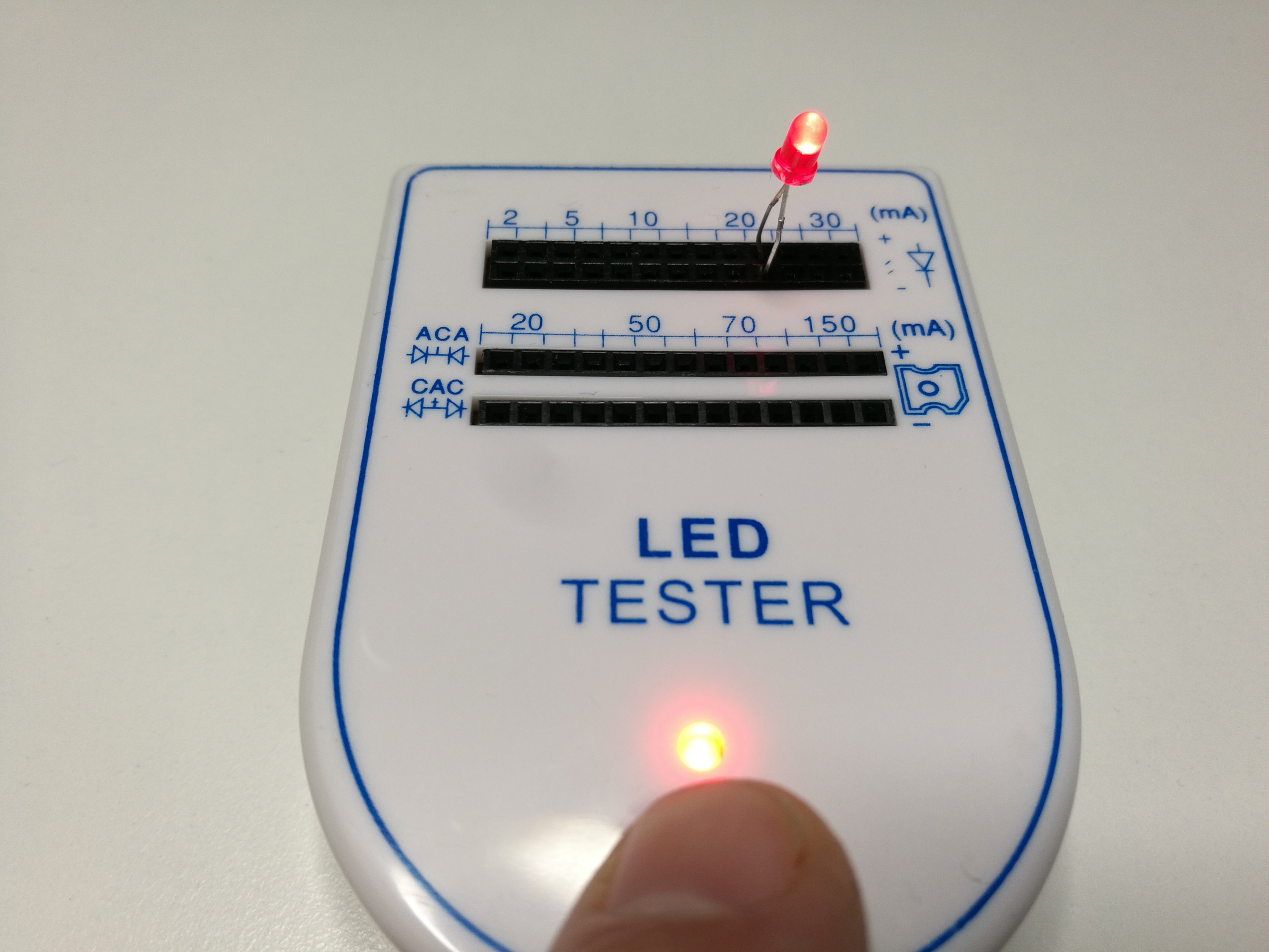 Mini Handy 2~150mA LED Tester Test Box for Light-emitting Diode Bulb Lamp New 